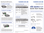 Tandberg Data RDX QuikStor Internal Drive 300GB SATA