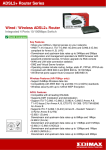 Edimax AR-7064g+ Wireless ADSL2+ Modem Router ADSL Wi-Fi