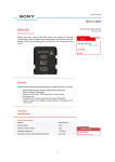 Sony 1GB Memory Stick Micro (M2)