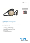 Philips Neckband Headphones SHJ055