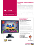 Viewsonic X Series 22'' widescreen LCD