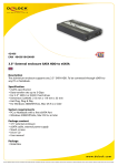 DeLOCK 3.5&ldquo; External enclosure SATA HDD to eSATA