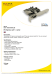 DeLOCK PCI Express card 1 x serial