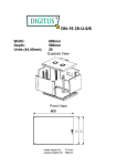 Digitus 20U 19" Wall Mounting Cabinet 600x560 mm