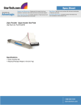 StarTech.com 25pin Parallel - 25pin Header Slot Plate