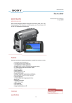 Sony DCR-HC47E hand-held camcorder