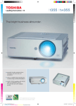 Toshiba DLP Data Projector TDP-TW355