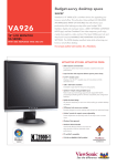 Viewsonic Value Series 19" VA926 LCD