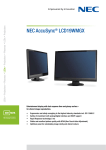 NEC AccuSync LCD19WMGX