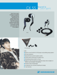 Sennheiser CX55 headphone