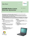 Fujitsu ESPRIMO Mobile U Series U9200