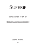 Supermicro SYS-6015A-NTB server barebone