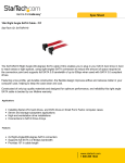 StarTech.com 18in Right Angle SATA Cable - F/F