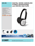 Coby CV191 headphone