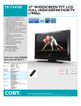 Coby TFTV4208 42" Black LCD TV