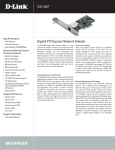 D-Link DGE-560T Gigabit PCI Express Network Adapter