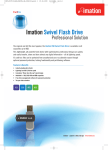 Imation Swivel USB 2.0 Flash Drive, 128MB