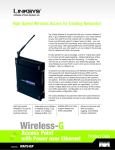 Linksys WAP54GP Access Point