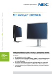 NEC MultiSync® LCD2090UXi