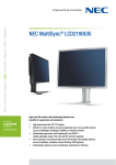 NEC MultiSync® LCD2190UXi