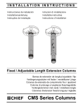 Chief CMS-0203 Adjustable Extension Column