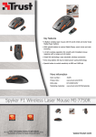 Trust Spyker F1 Wireless Laser Mouse MI-7750R