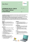 Fujitsu LIFEBOOK E8110 Intel Core 2 Duo T7200