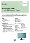 Fujitsu SCALEOVIEW H19W-2 LCD 19''
