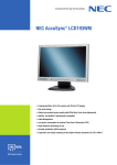 NEC AccuSync LCD193WM 19"