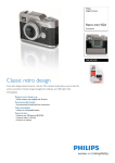 Philips MIC4014SB Retro mini VGA Rechargeable Digital Camera