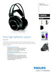 Philips SHP9000 HiFi Stereo Headphones