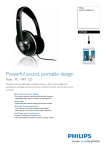 Philips SHP5400 Stereo Headphones