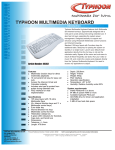 Typhoon Multimedia Keyboard