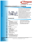 Typhoon Acoustic 5.1 Towers