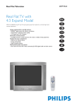 Philips 25PT5541 25" real flat TV
