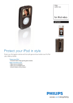 Philips SJM3304H for iPod video Leather case