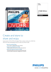 Philips DR4S6S05F 4.7GB / 120min 16x DVD+R
