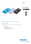 Philips SJM3206 For iPod nano Gel case