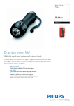 Philips LightLife SFL3463 Waterproof Flashlight