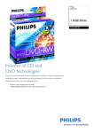 Philips DN1S2B10F 1.4GB / 30min 2x DVD-RW