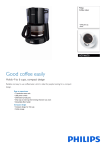 Philips N HD7466/20 0.6L 650W Coffeemaker