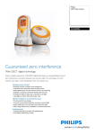 Philips DECT baby monitor SCD489/84