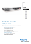 Philips DVDR3450H 160 GB Hard disk/DVD recorder