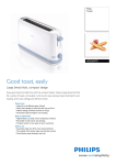 Philips Daily Collection Toaster HD2569/70