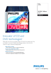 Philips DR8S2S10F 8.5GB / 240min 2.4x DL DVD+R