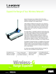 Linksys Wireless Range Expander 802.11g