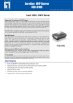 LevelOne 1-Port USB 2.0 MFP Server