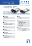 LevelOne 10/100Mbps 32Bit iPort PC Cardbus