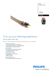 Philips SWA3521 1,5 m Stereo audio cable