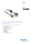 Philips SWV3442 5 m DVI-HDMI cable